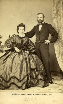 Samuel and Mathilde Stern (Richard's parents), ca. 1863